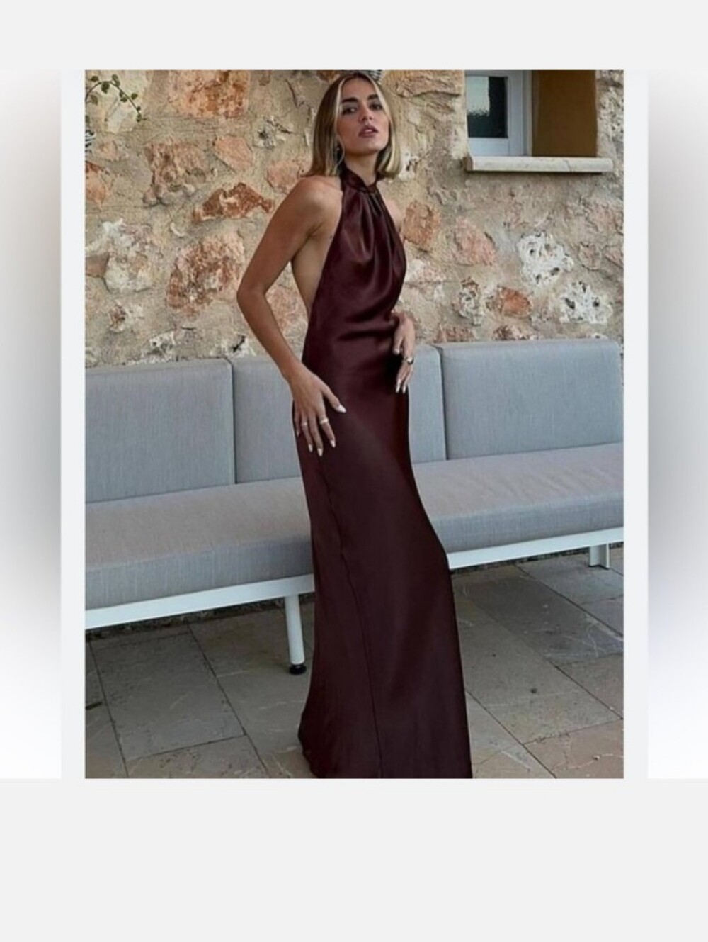 Elegant Halter Maxi Dress